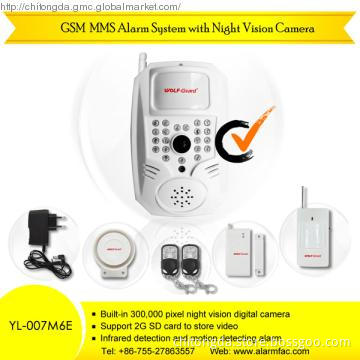 Wireless Home Security Alarm System GSM Camera  with PIR